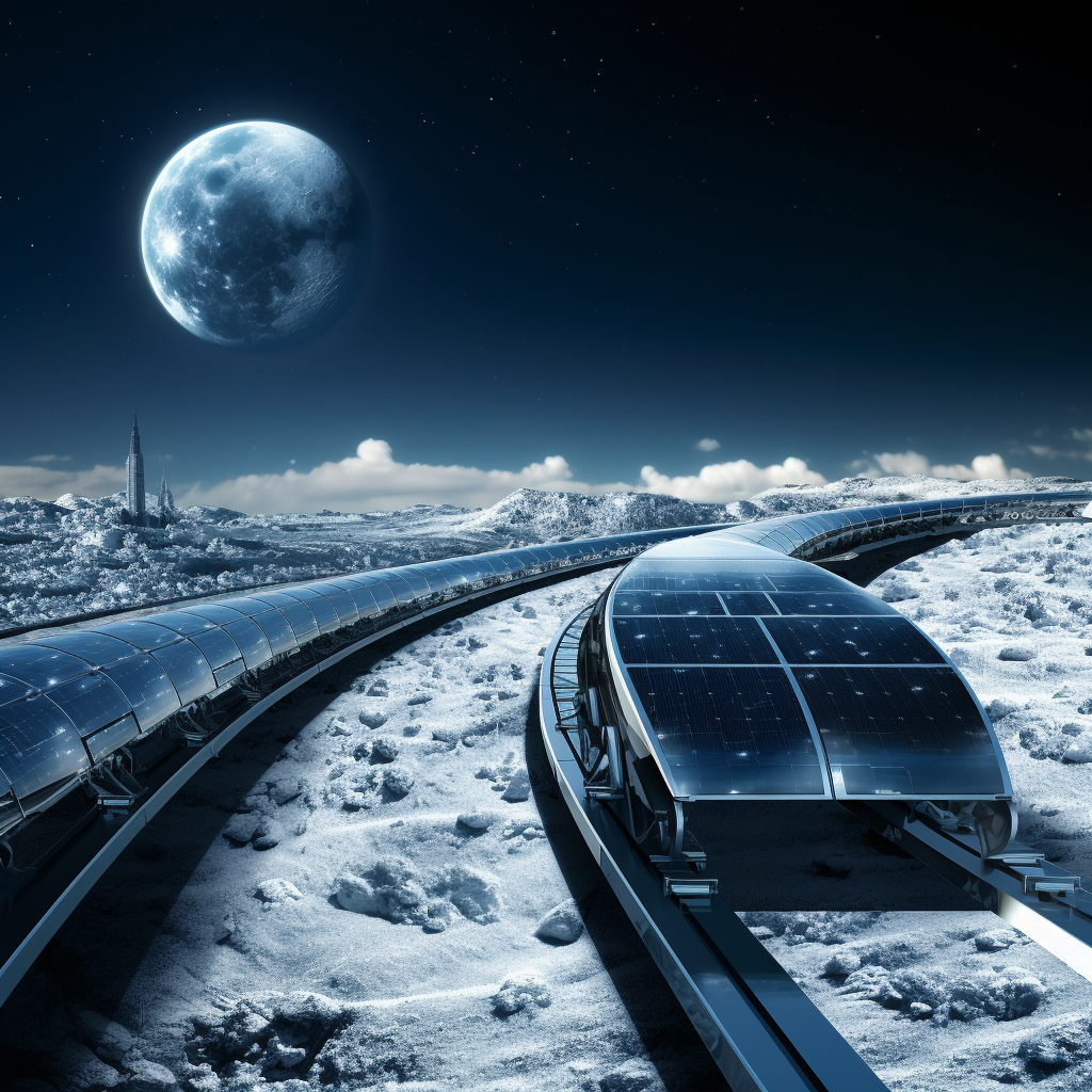 Alternate moon train concept